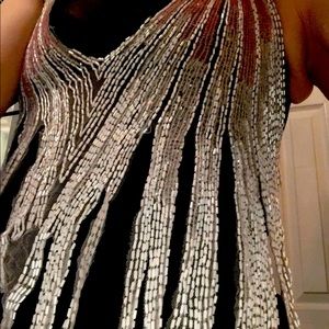 Blumarine sequined halter top.  Ultimate Cher mermaid 🧜🏻‍♀️ top.